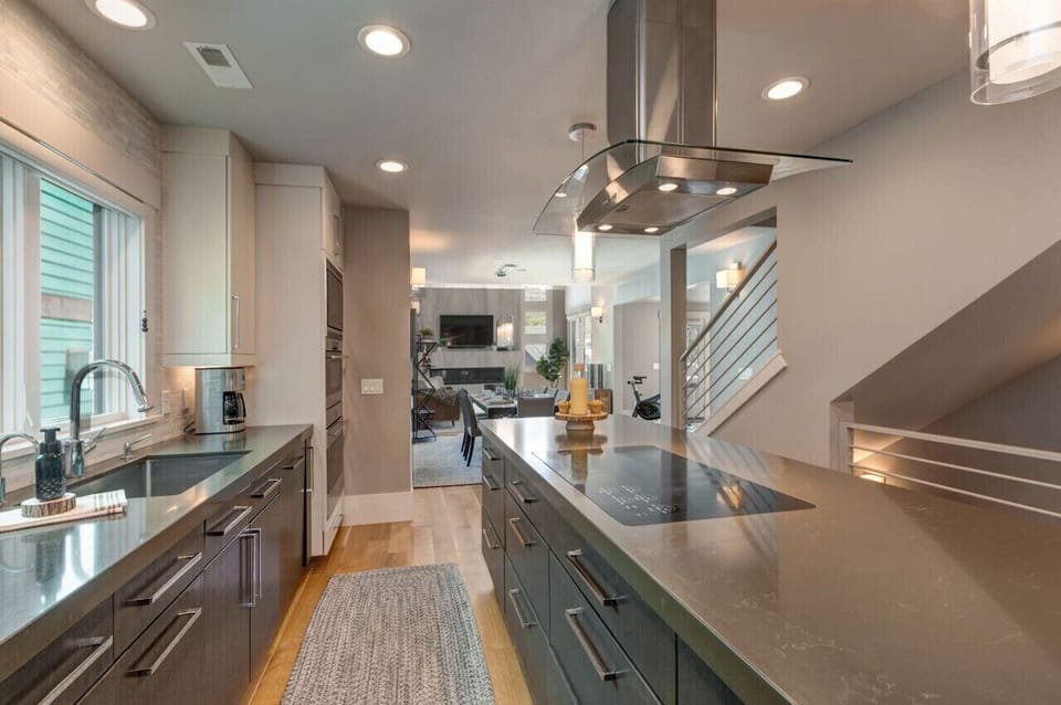 Kitchen looking into great room