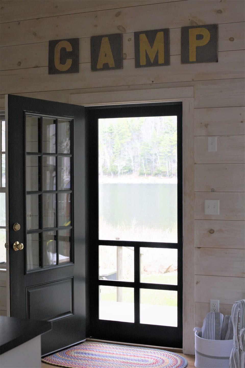 Back Door, a hop skip & jump to the lake