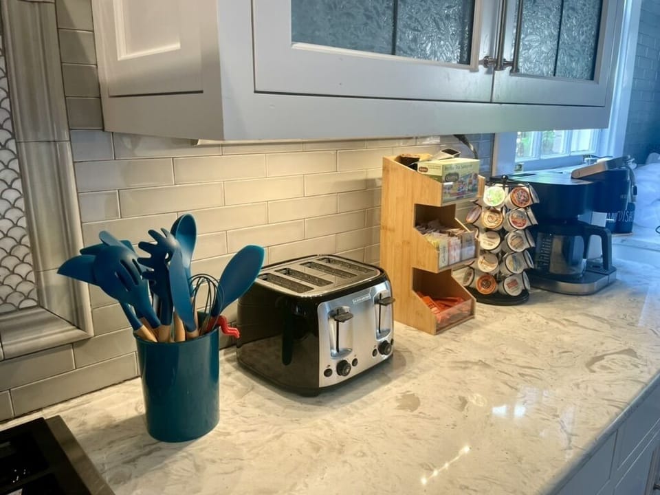 fully stocked kitchen