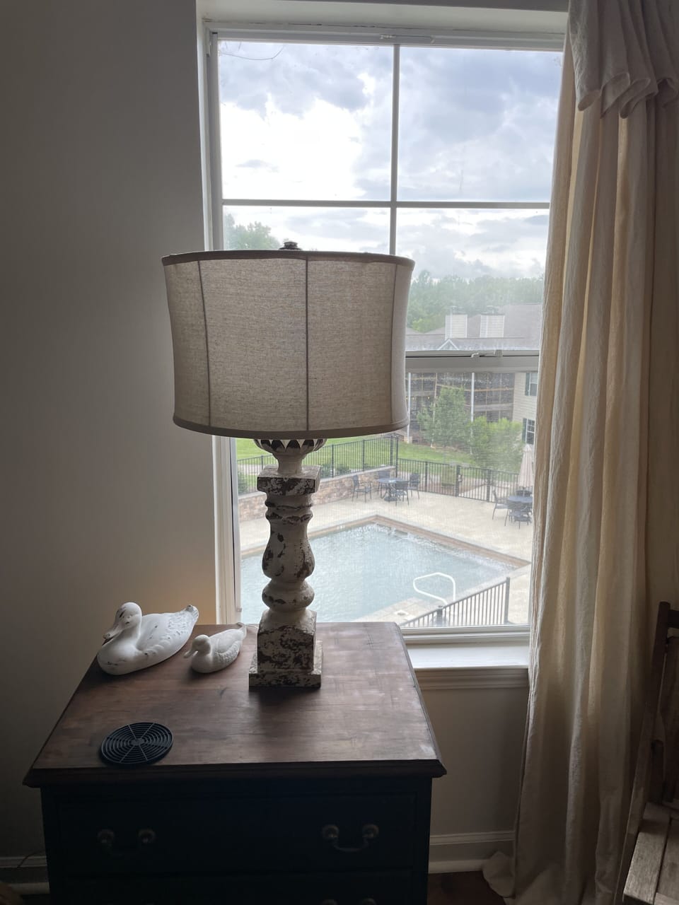 view from master bedroom