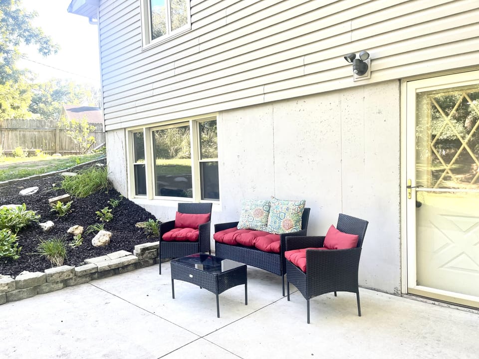 Backyard patio
