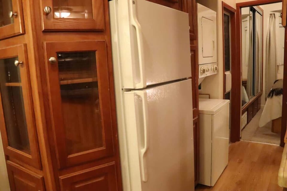 Fridge in tiny home