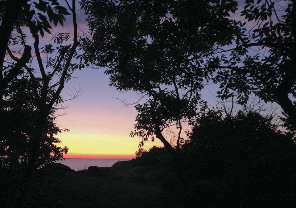 Twilight on the inner peninsula