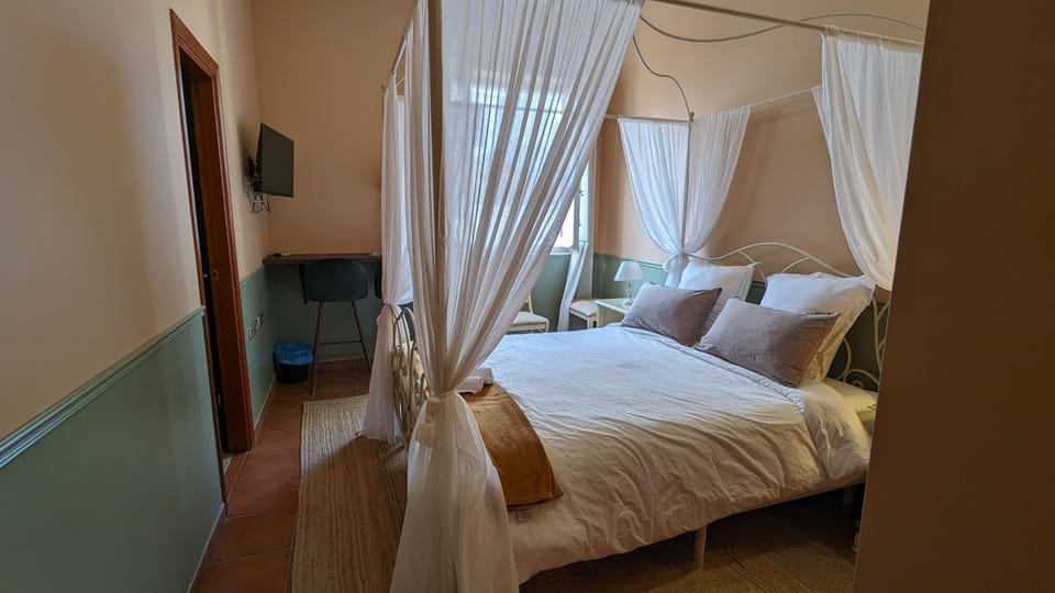 Drift to sleep in a comfortable bed after a wonderful day outside.