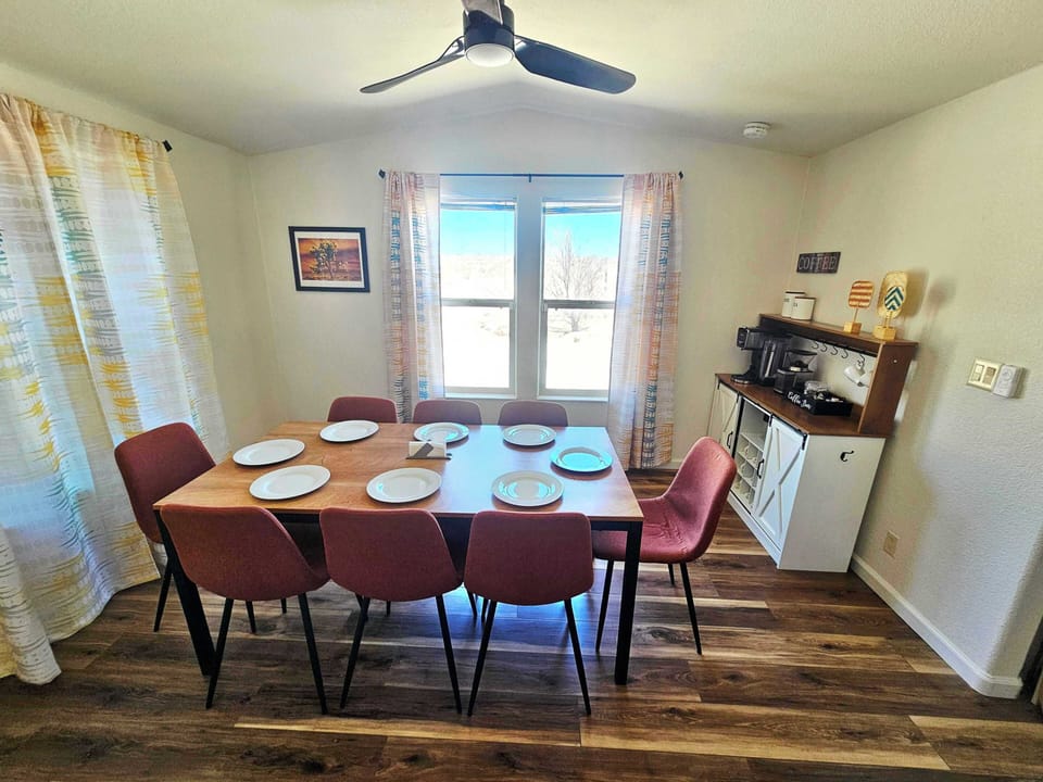 Dining room with seating for 8
