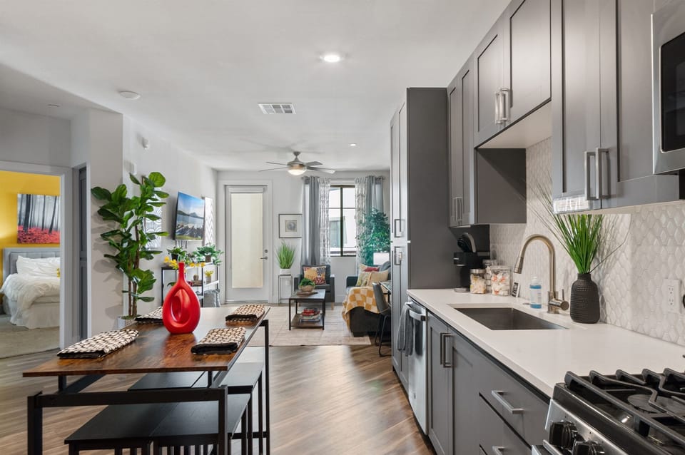 Open-concept layout that brings everyone together comfortably.