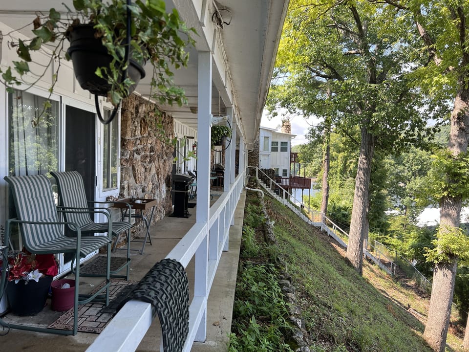 Walkway to daydream condo unit 14