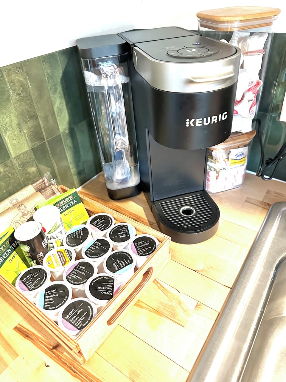 Upgraded coffee station 