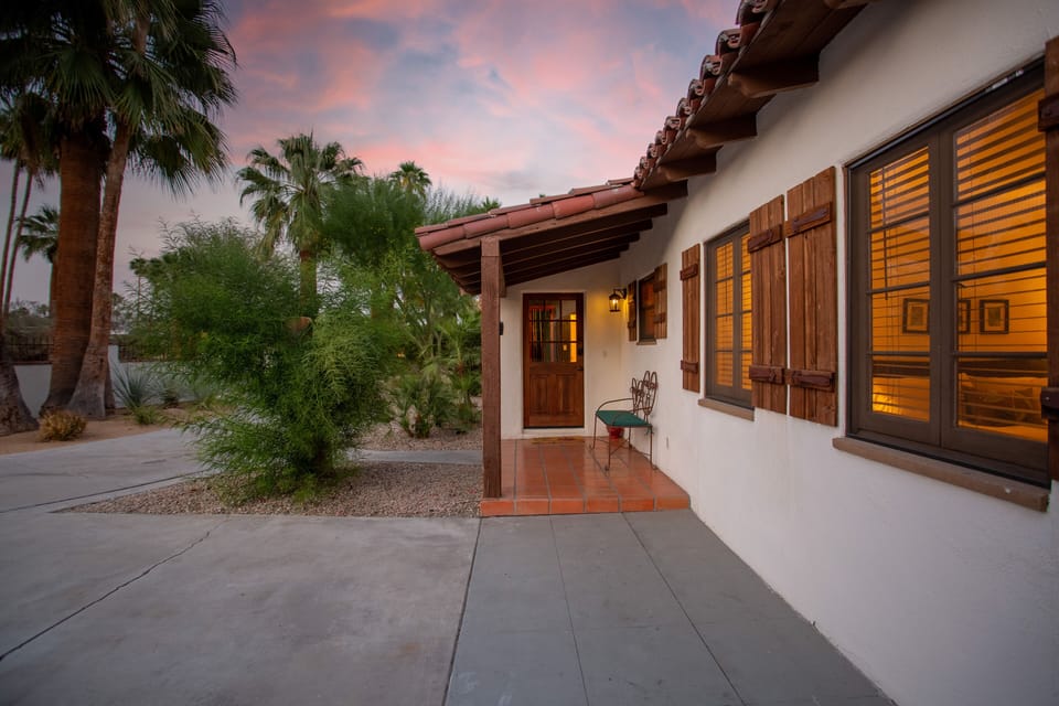 Magic hour at the Palm Springs Desert Star.