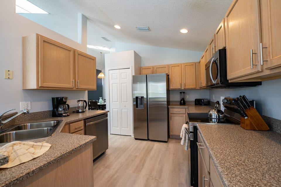 Galley style kitchen