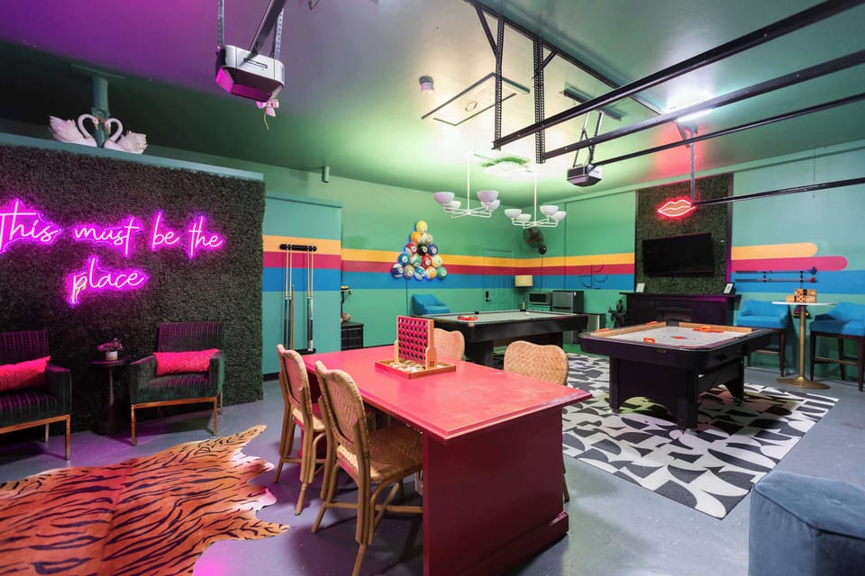 Test out your competitive side in the game room! Air Hockey, Pool, Ms. PacMan, Giant Tic Tac Toe as well we tons of board games are sure to keep everyone busy and laughing!