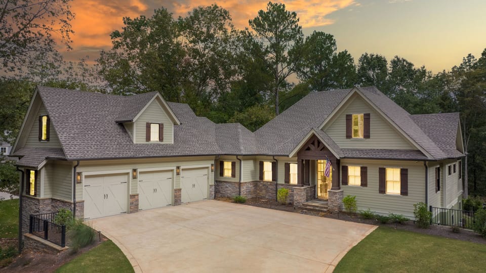 Cul-de-Sac lot , very private , just under an acre , walking paths and dock