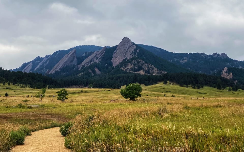 Chautauqua park. Main access point to major trails. 5 min drive form the house.