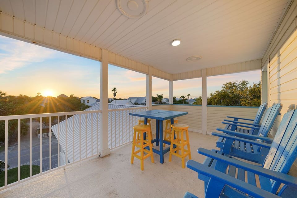Flirty Flamingo - Crystal Beach - Balcony