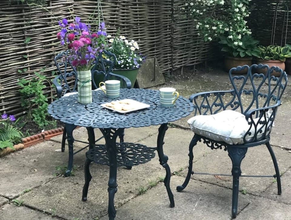 There is a private courtyard for your exclusive use. 
