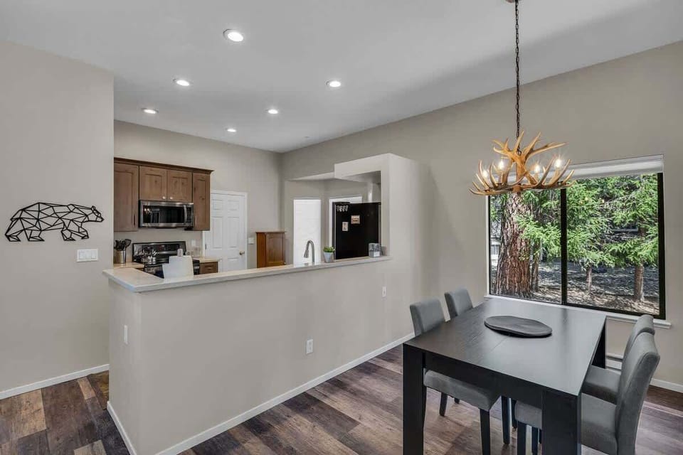 Open to the kitchen for easy entertaining