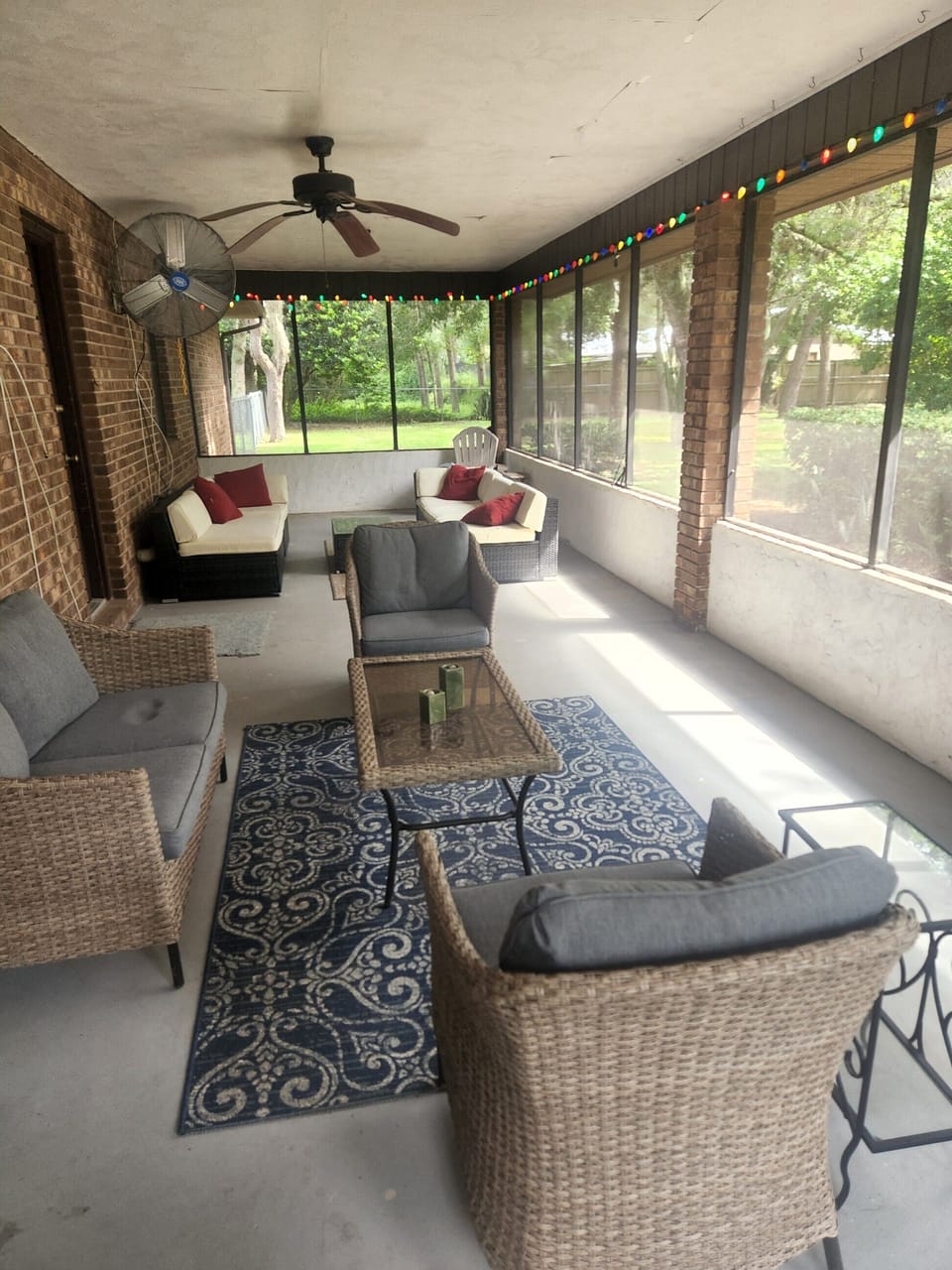 Large patio area