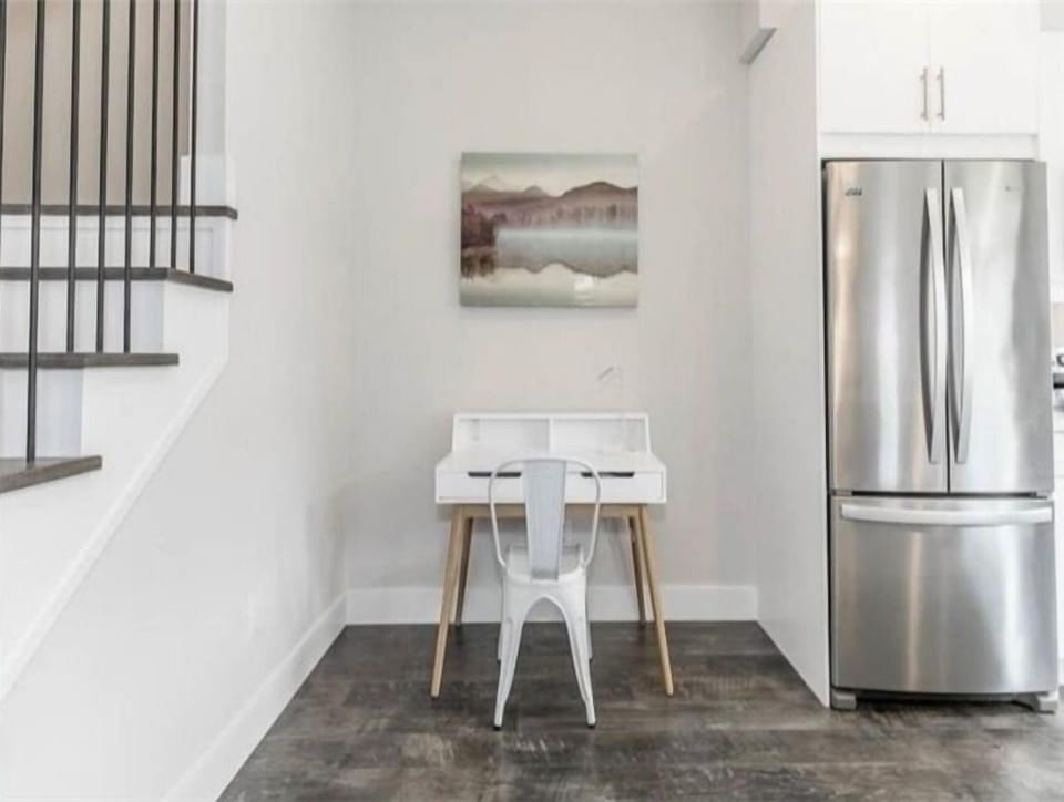 Comfortable workspace perfect for working remotely. Hi-speed internet included.