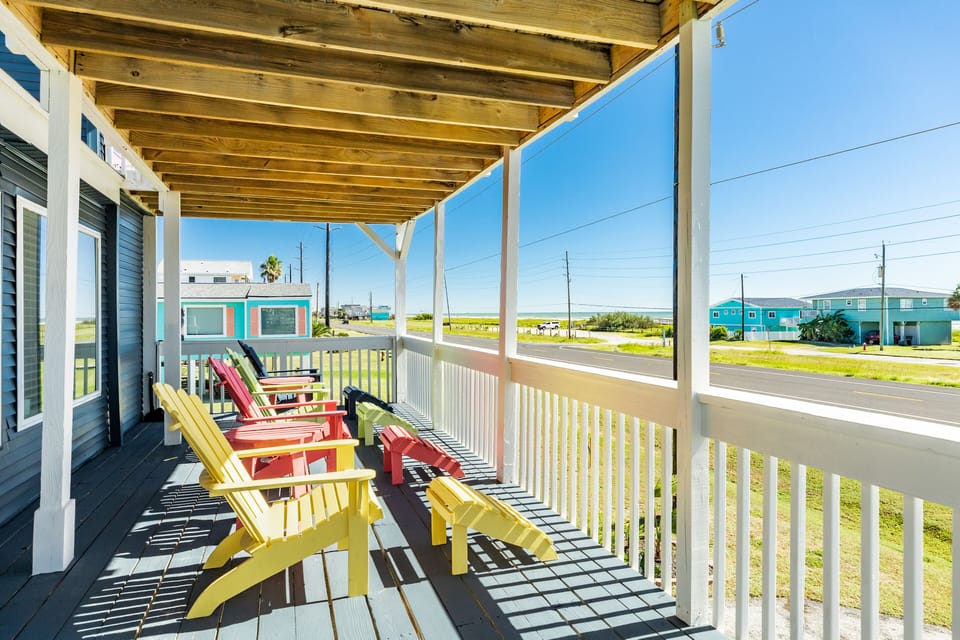 Unwind after a day in the sun on the lounge chairs