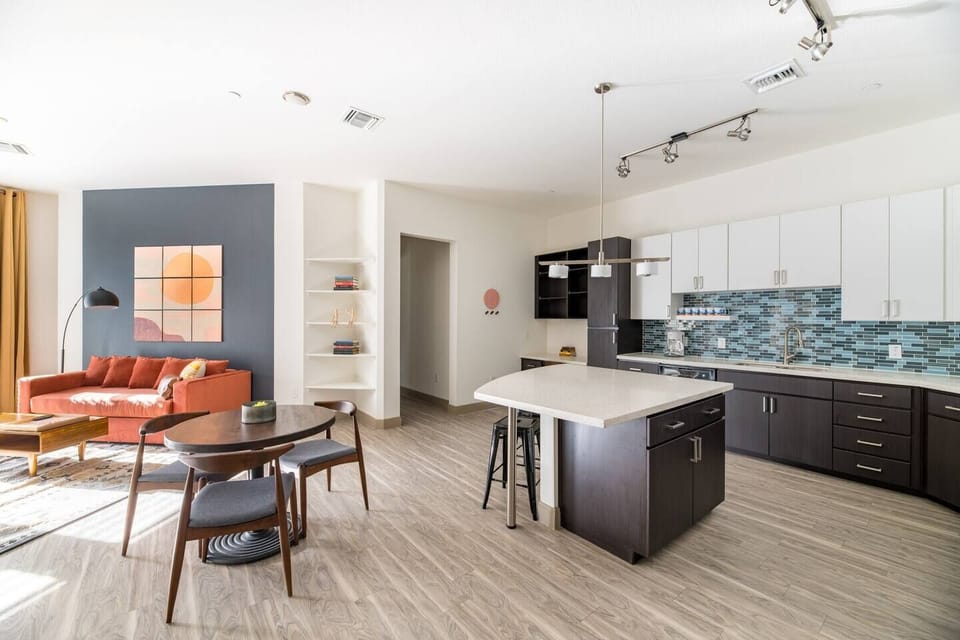 Living and dining area