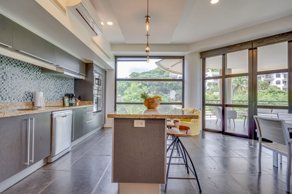 Modern kitchen fully equipped