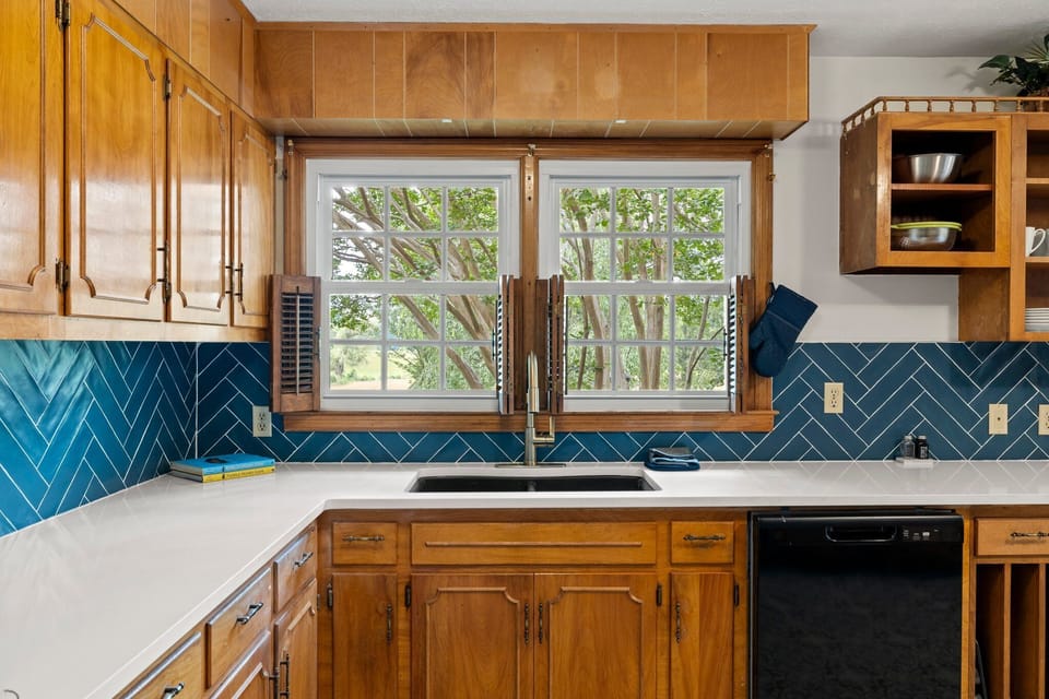 Fully stocked kitchen