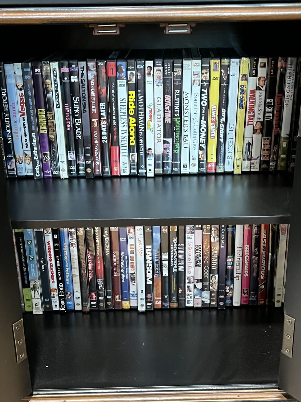 Just half of the video library