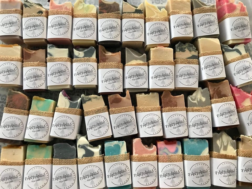 Locally made personalised soaps