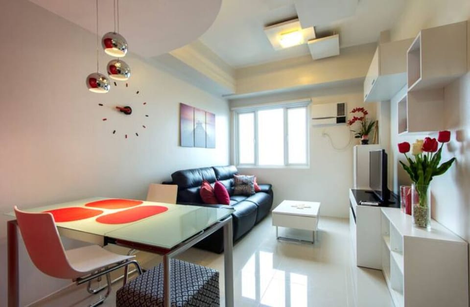 Living area and dining
