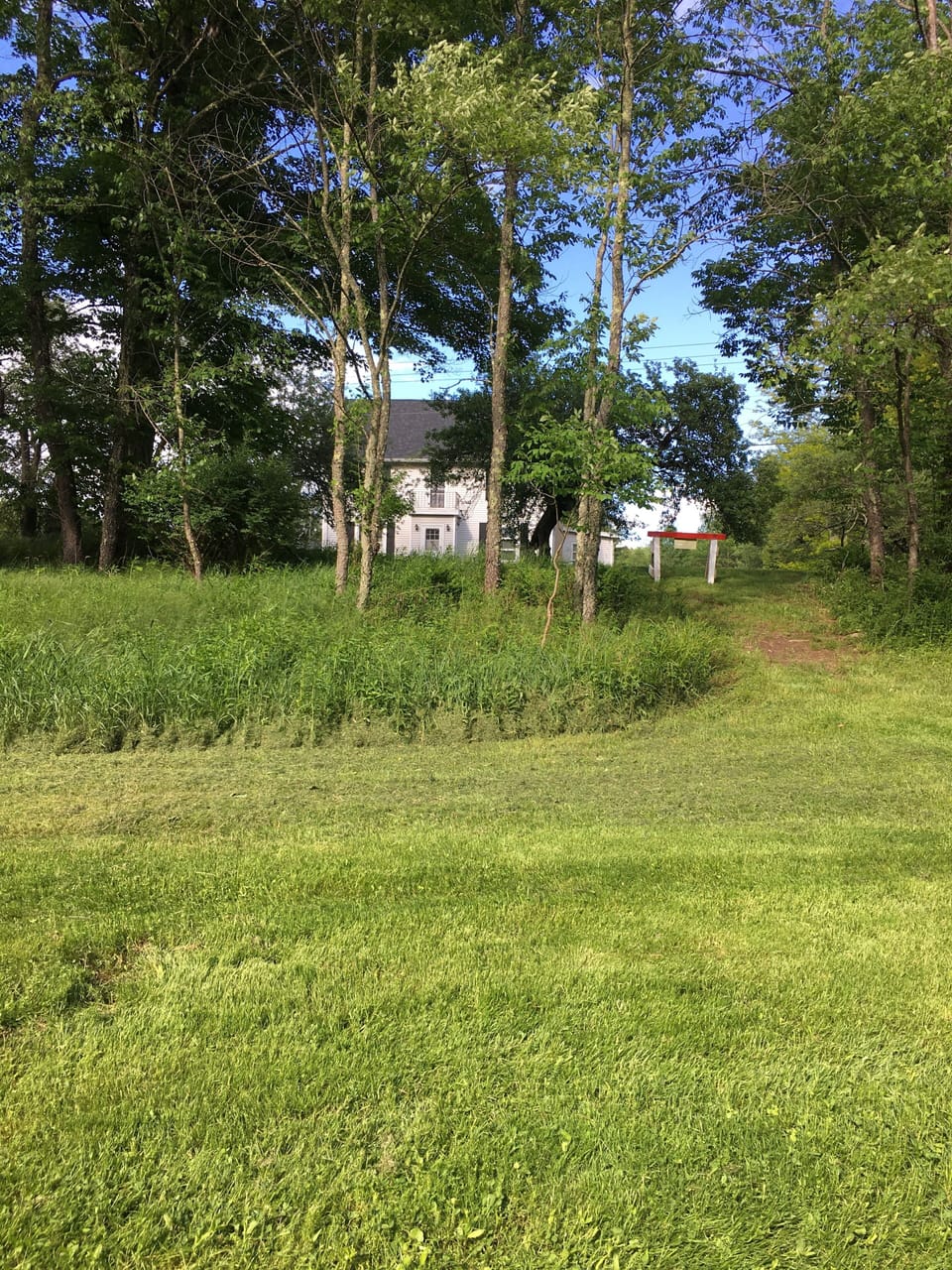 View of home from
River
