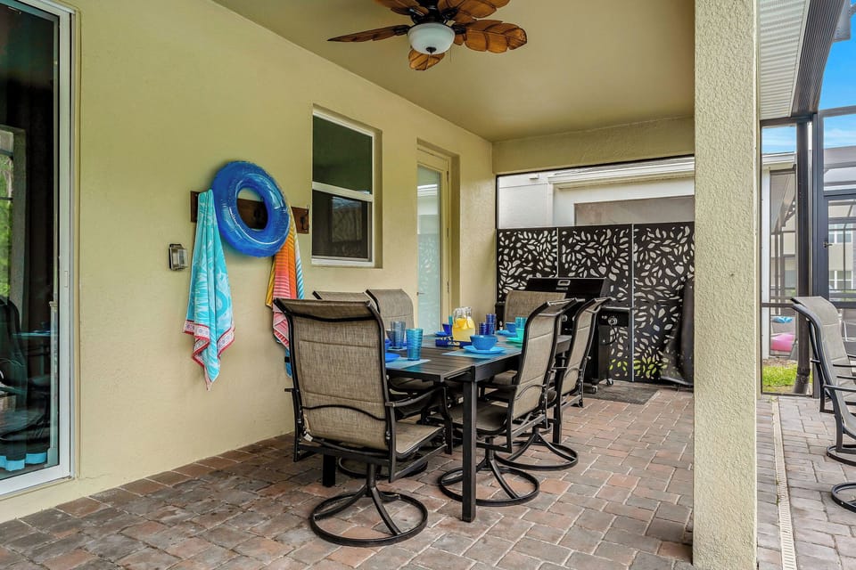 Patio with outdoor dining
