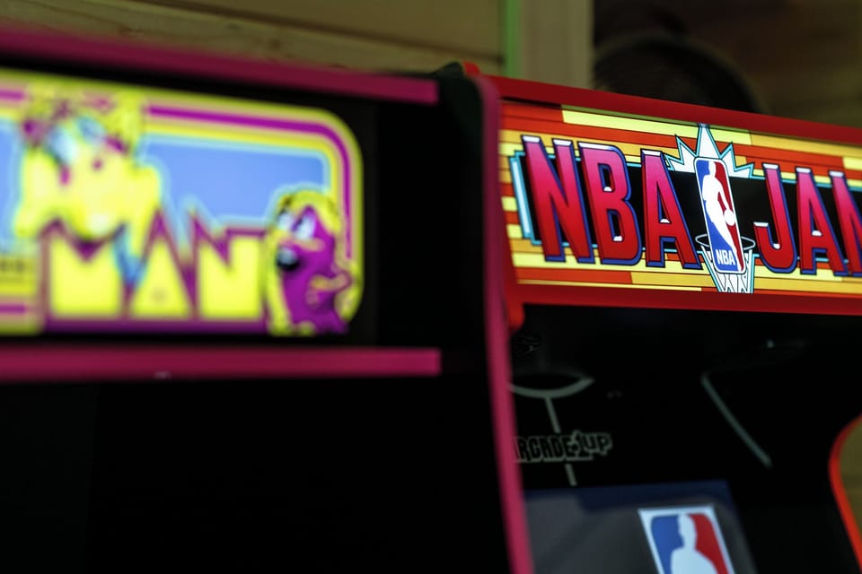 Bring out your inner kid in the game room’s arcade corner! With 6 machines featuring retro classics and new favorites like Wheel of Fortune, it's nonstop fun for all ages. No coins needed—just
