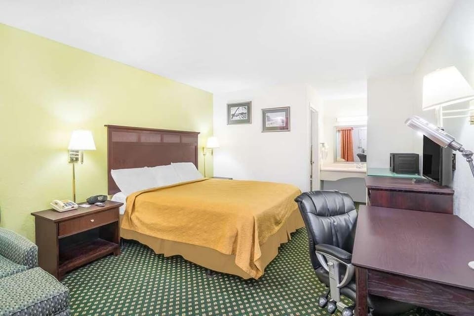 Bedroom. Interior and views may vary based on location and availability.