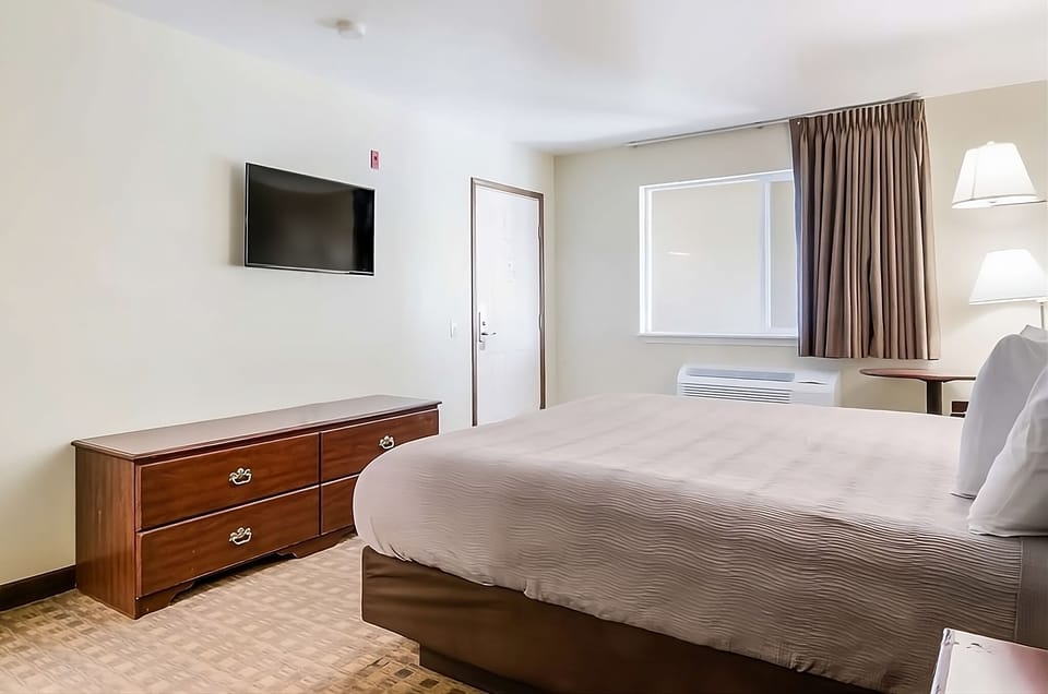 Kick back with your favorite show in a bright, airy room.