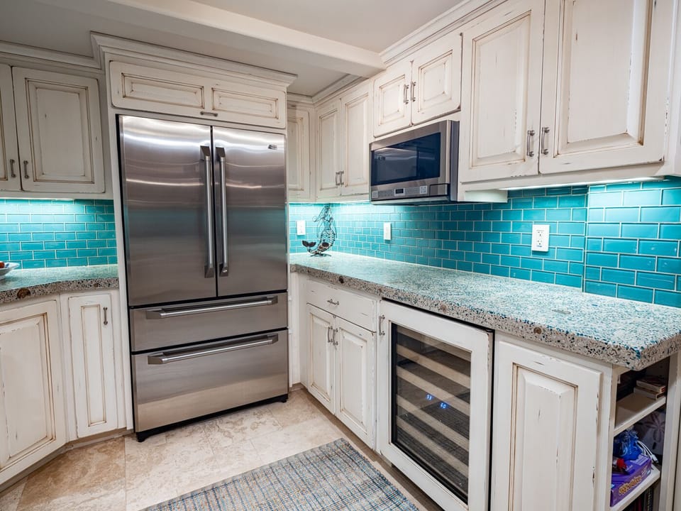 Kitchen and Wine Fridge
