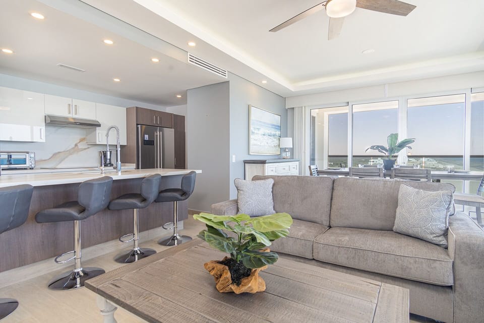 The large living room