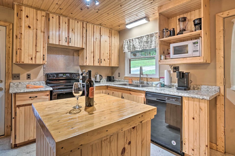 Kitchen | Another Vacation Rental On-Site | 2 Mi to Downtown