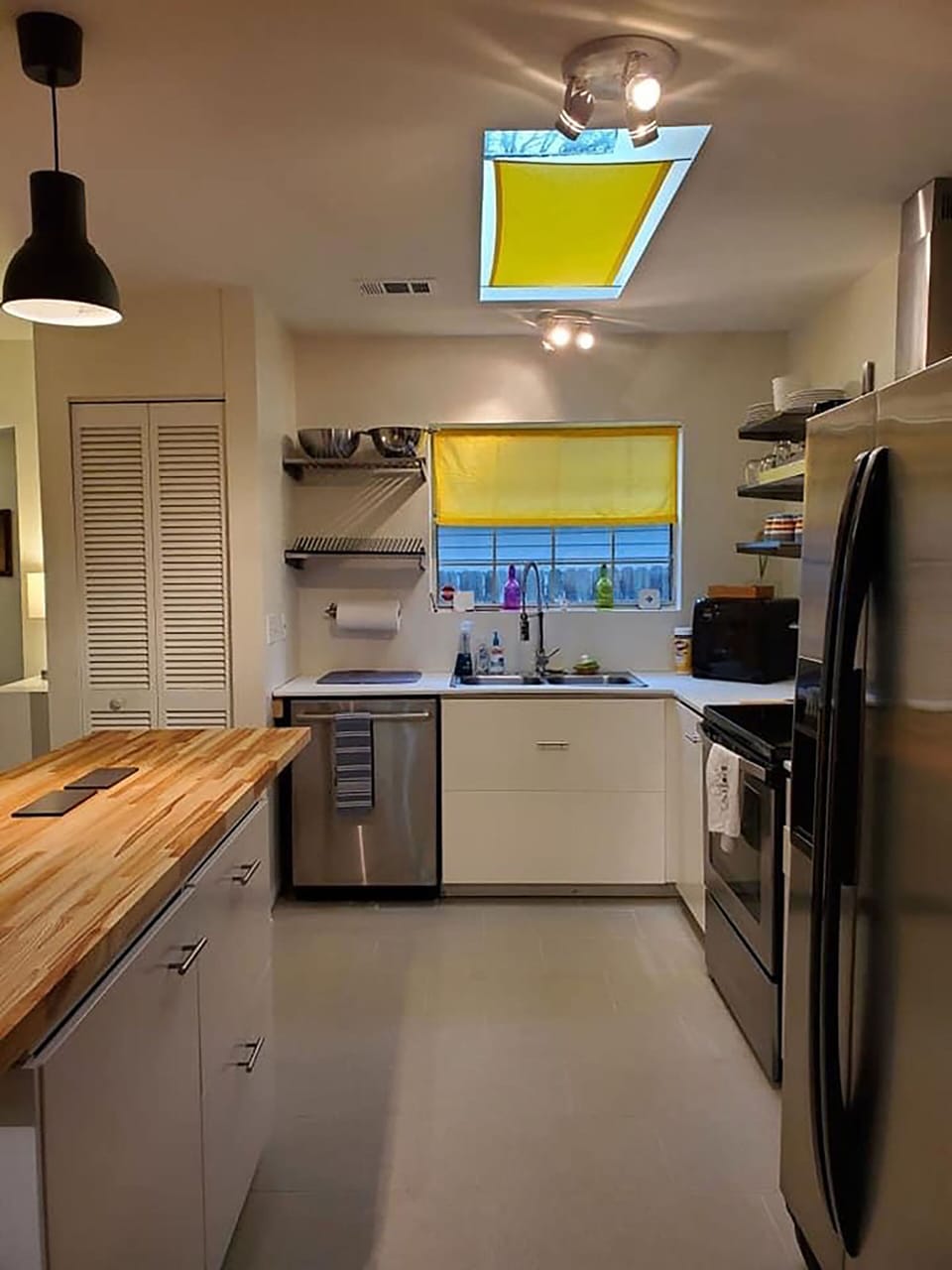 kitchen with island