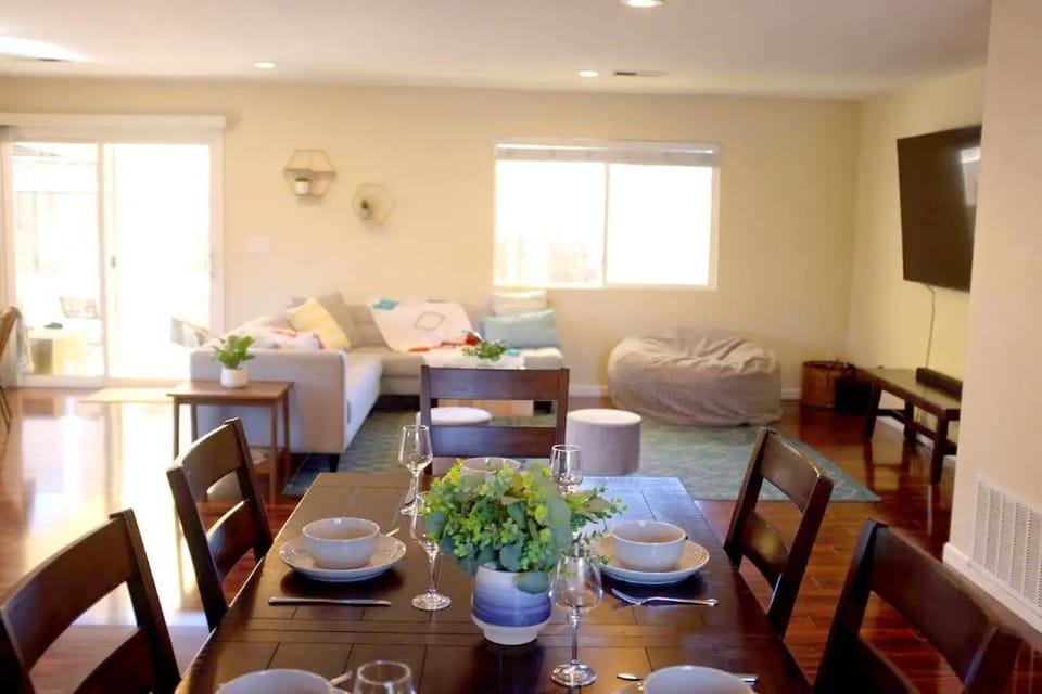 Seat up to 12 people at our dining table