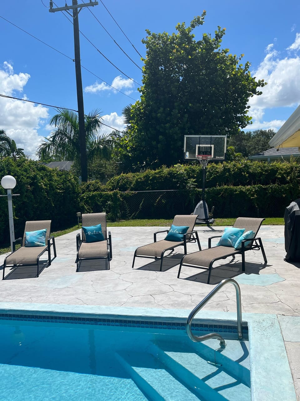 Pool lounge chairs