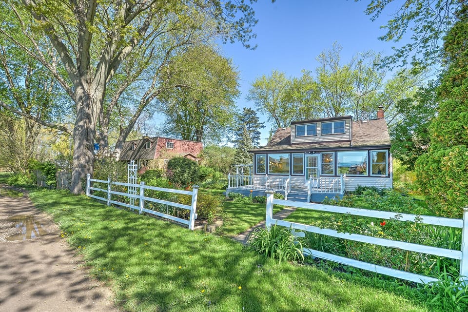 Back Deck with Lake Views
