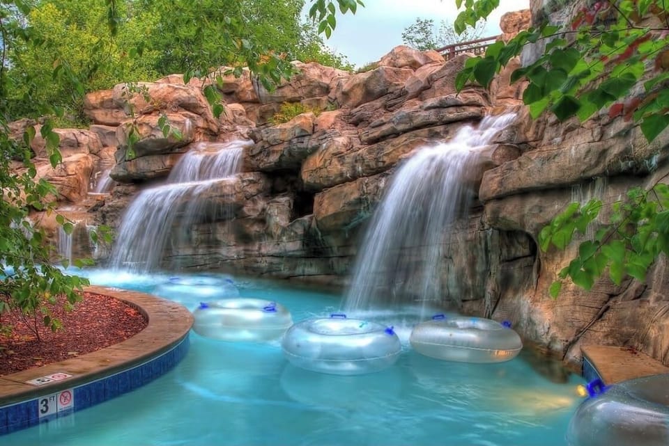 Lazy River water fall 