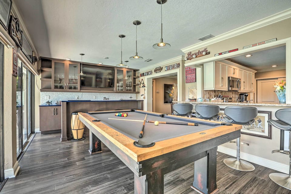 Game Room | Smart TV | Pool Table | Bar Area | Pool Views