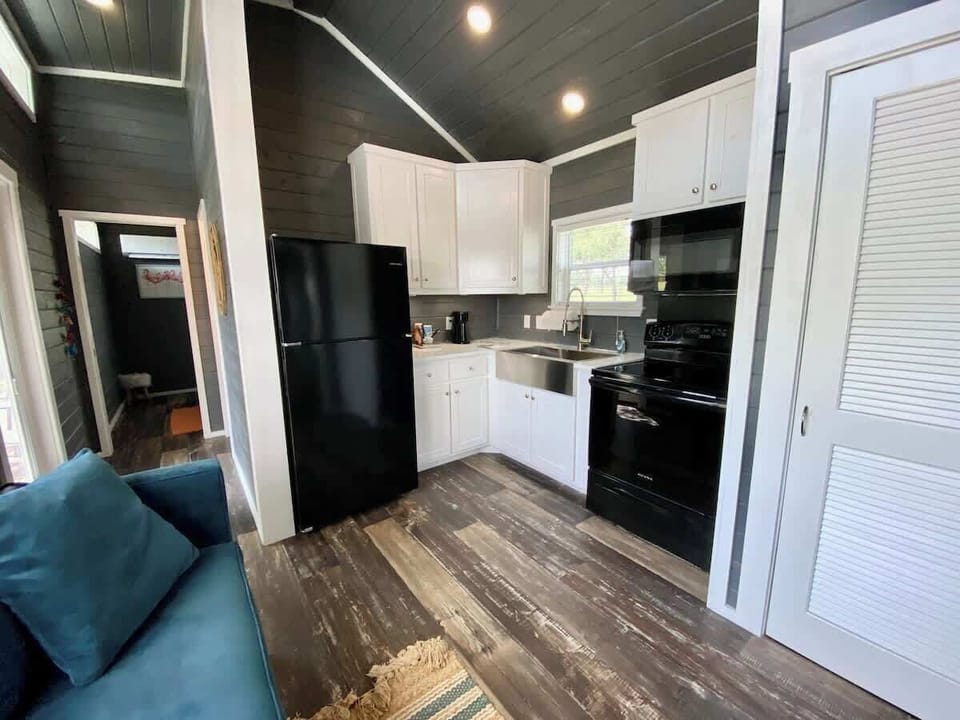Enjoy a full kitchen with your rental during your stay!