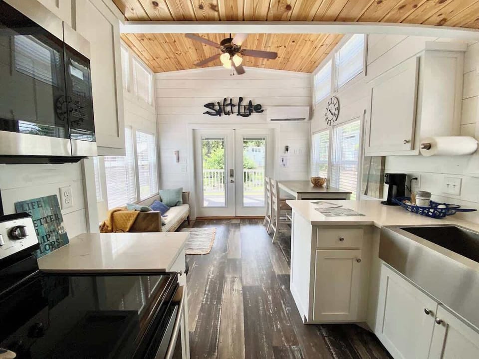 Enjoy a full kitchen with your rental during your stay!