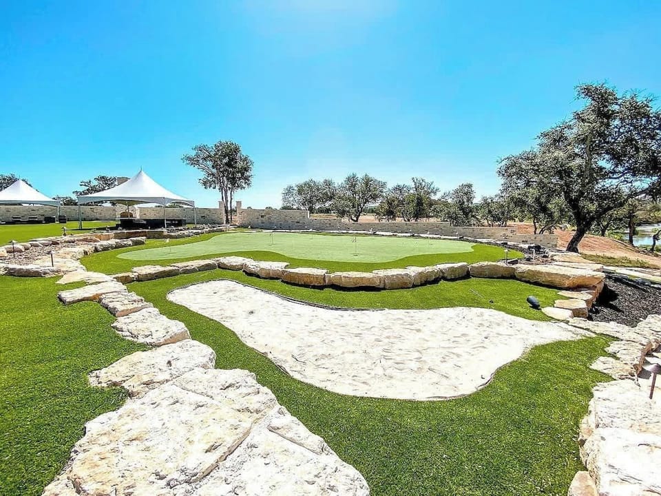 For all you golf fans out there, we have a huge putting and chipping green located right on the property for you to enjoy! 
