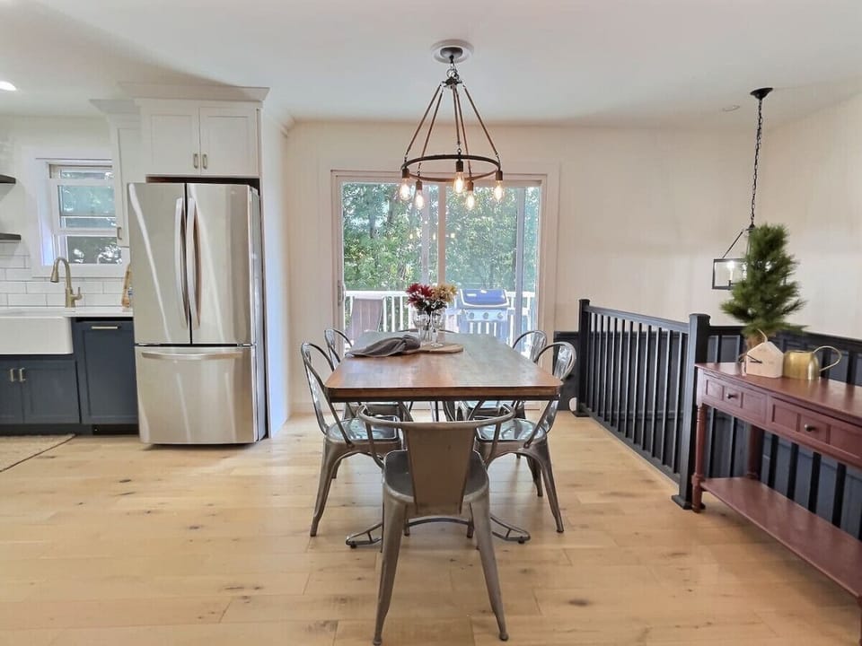 Enjoy our fully-equipped kitchen and dining area for cooking and making memories with loved ones.