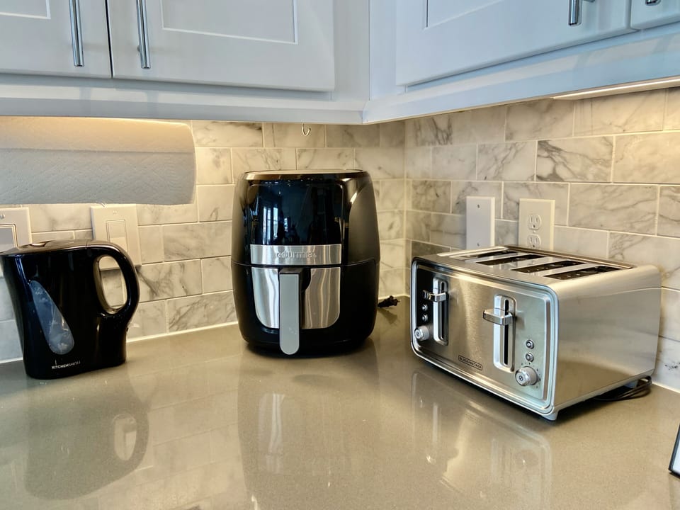 Water Heater, Air Fried, and Double Toaster