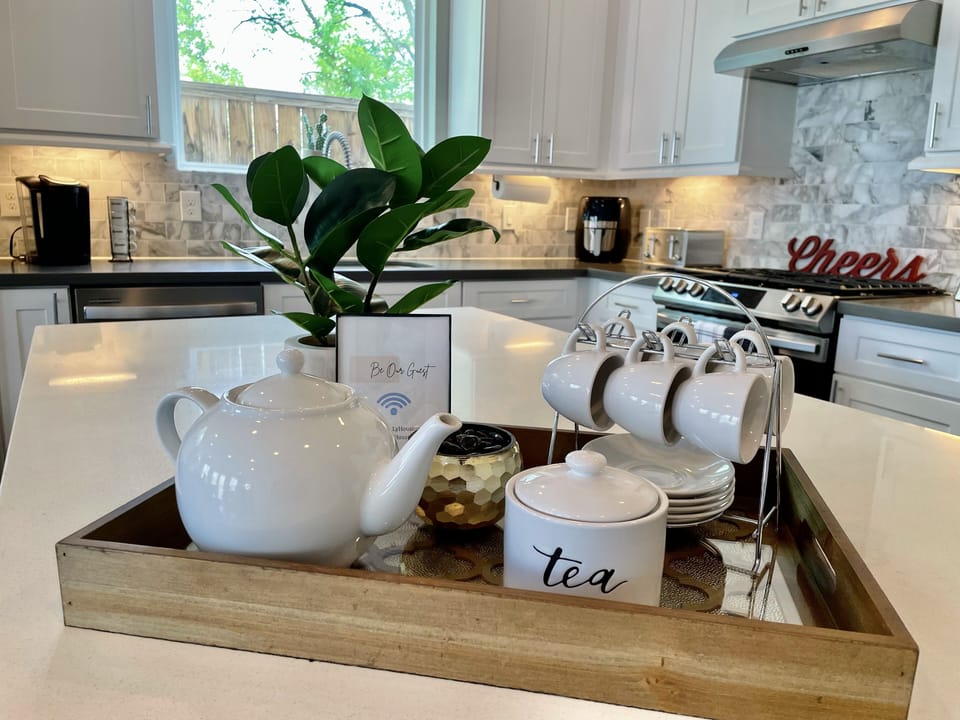 Treat yourself cup of tea. We offer choices of teas. 