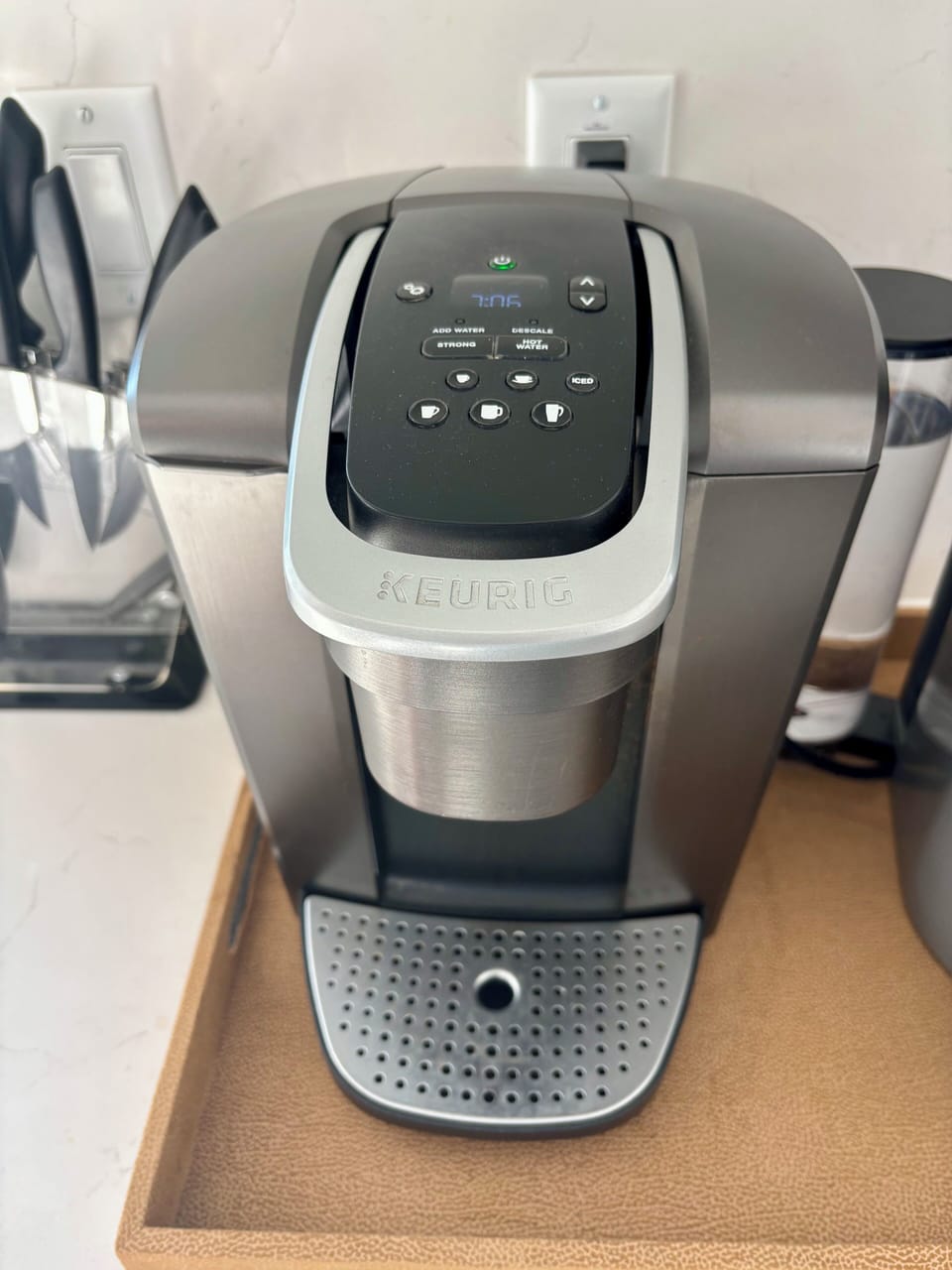 Keurig maker, bring K cups!